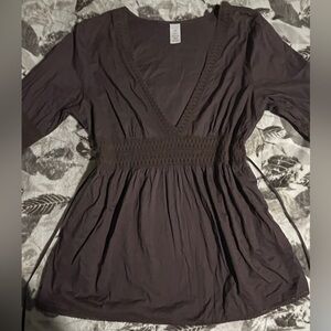 Brown Boho Blouse 🌰